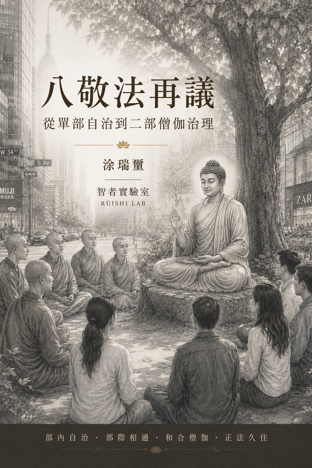 《八敬法再議：從單部自治到二部僧伽治理》封面